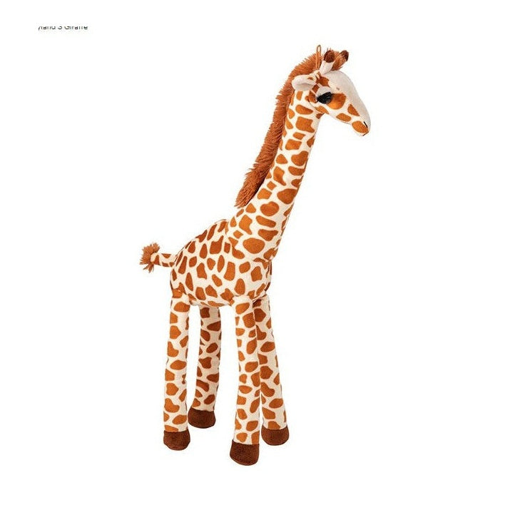 Stuffed giraffe toy.